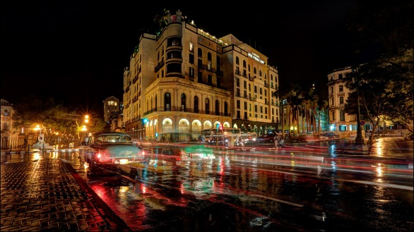 Rainy night in Havana